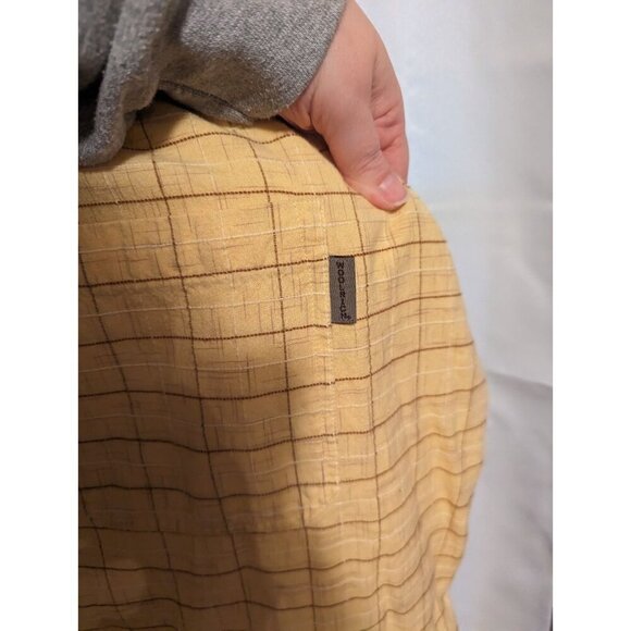 Woolrich Men’s Plaid Short Sleeve Button Down Shirt Size XXL Yellow 100% Cotton - Picture 7 of 16